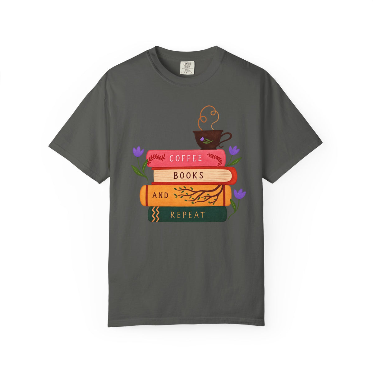 Coffee Books & Repeat T‑Shirt