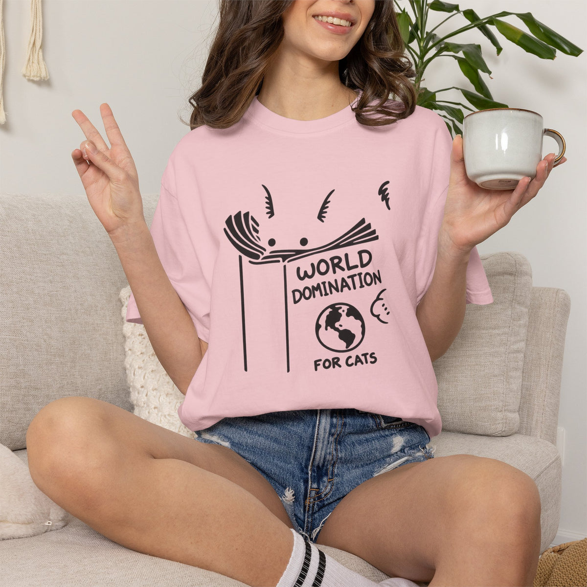 Cat World Domination T-Shirt