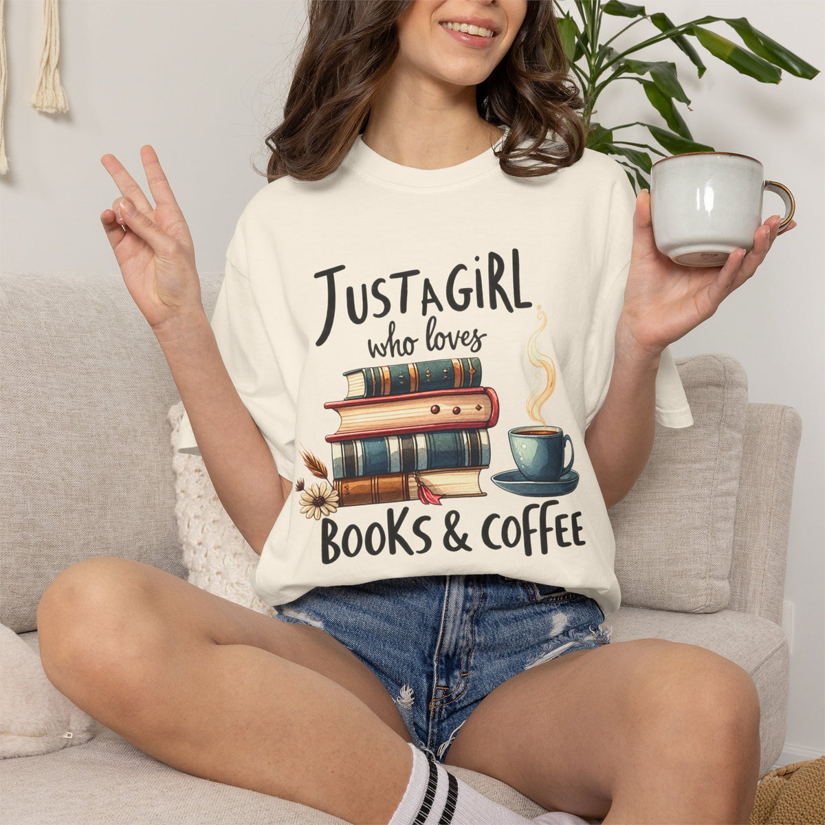 Just A Book Girl T-Shirt
