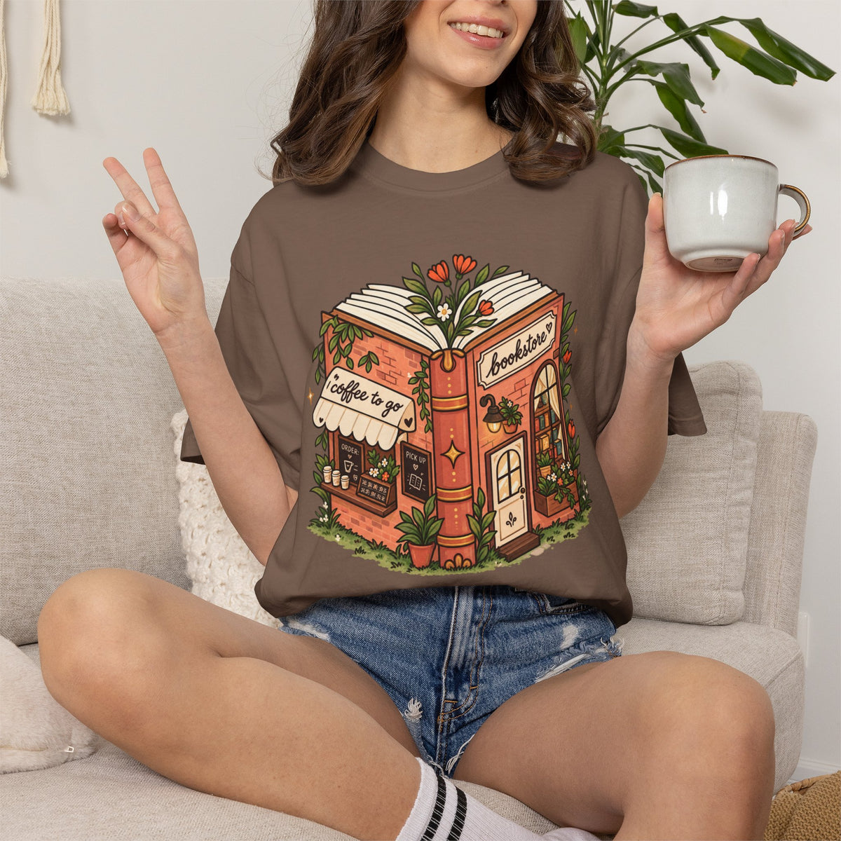 Bookstore Coffee Corner T-Shirt