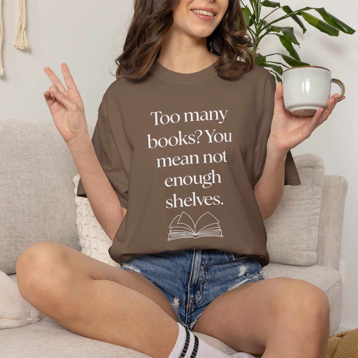 Too Many Books T-Shirt