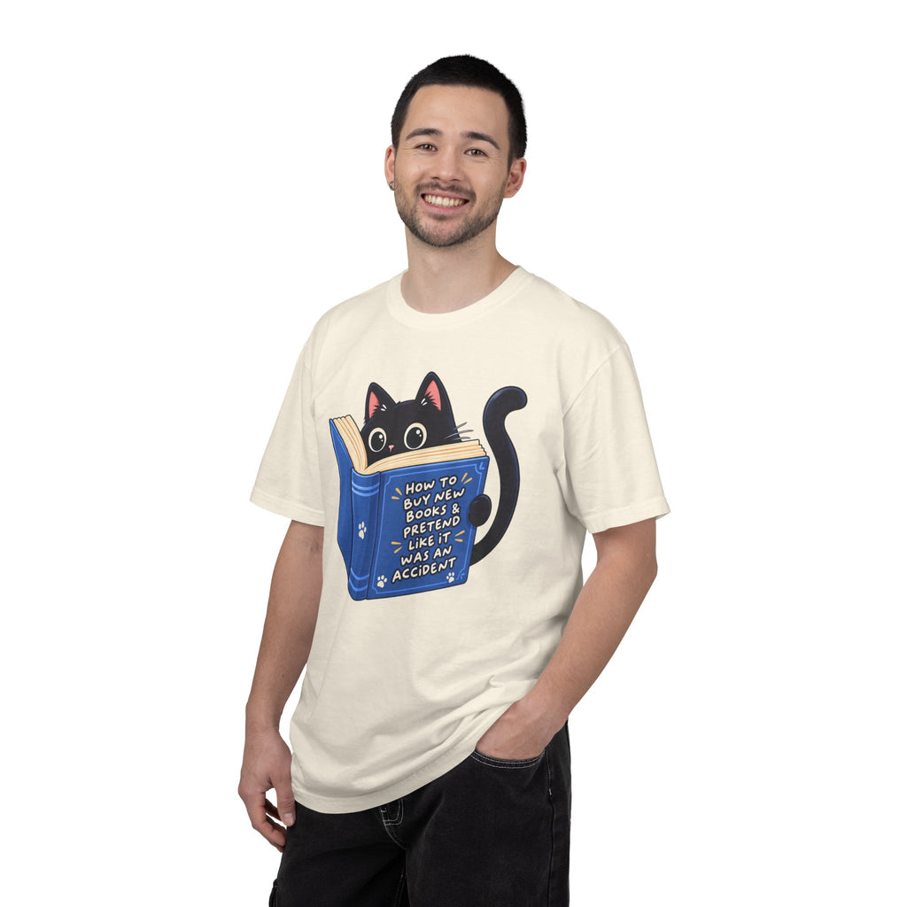 Bookstore Addict Cat T-Shirt