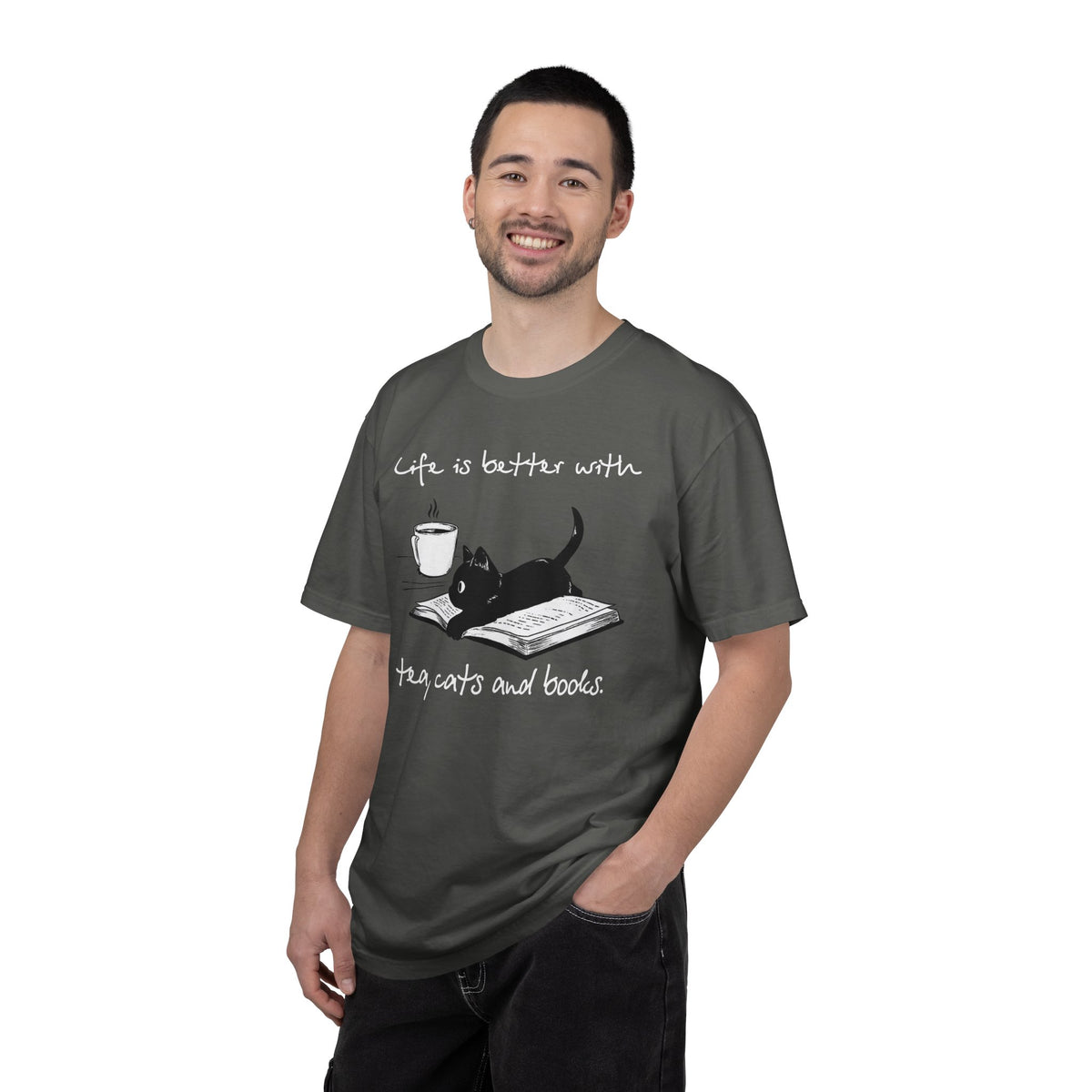 Tea Cats & Books T-Shirt