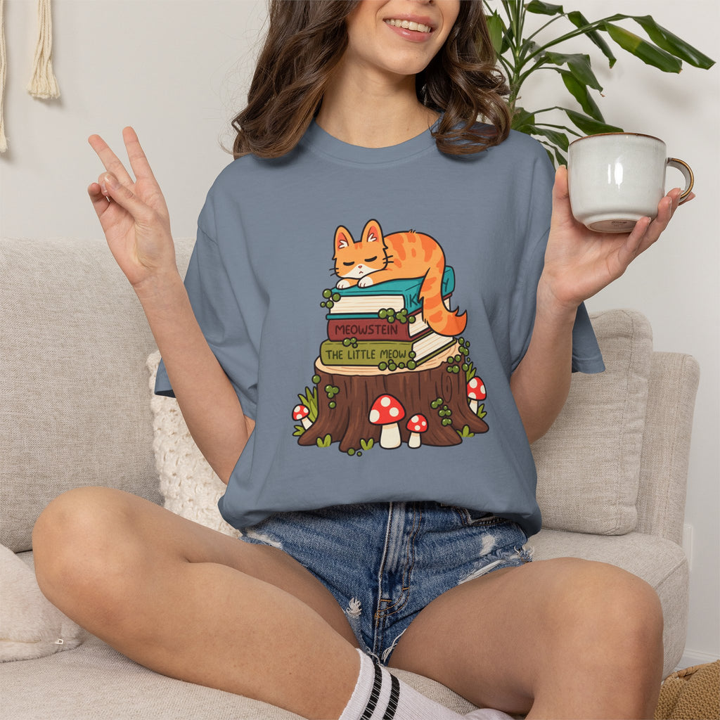 Bookish Cat T-Shirt