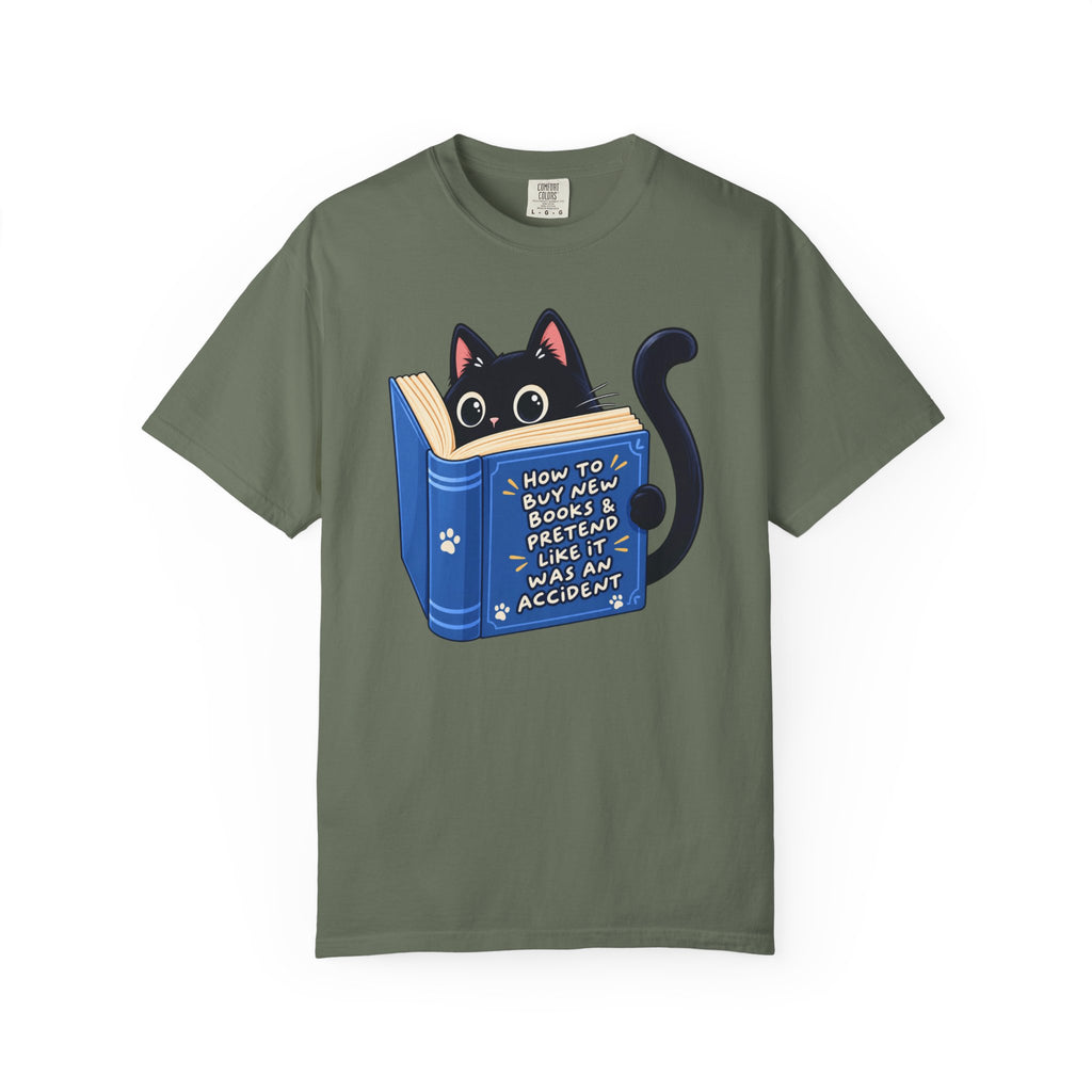 Bookstore Addict Cat T-Shirt