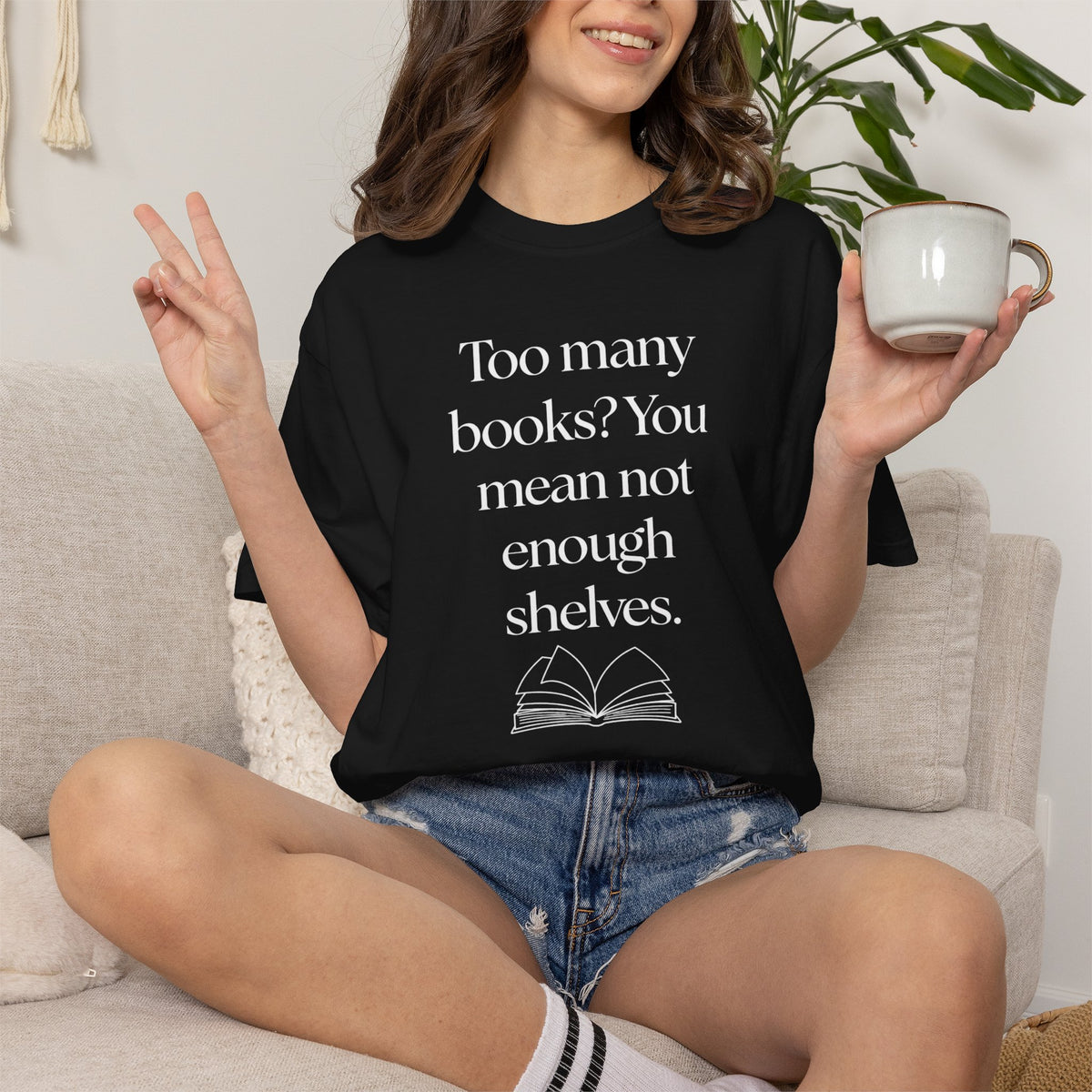 Too Many Books T-Shirt