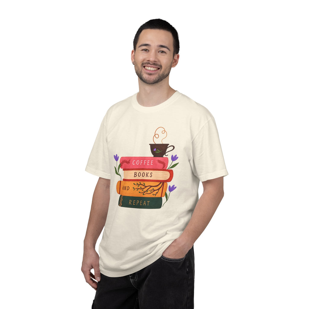 Coffee Books & Repeat T‑Shirt