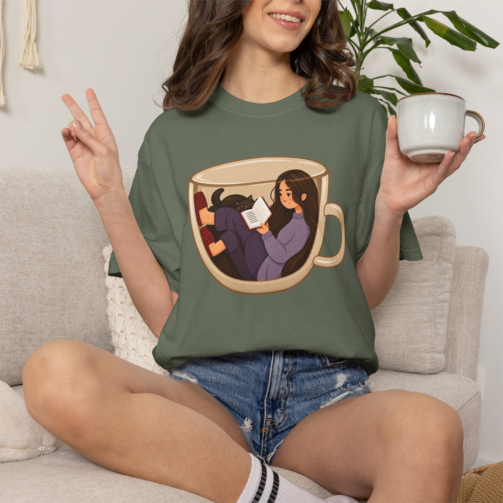 A Cup Of Books T-Shirt