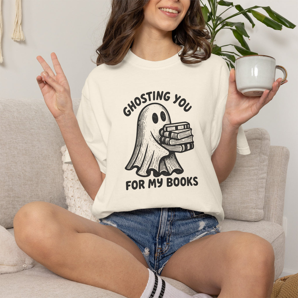 Ghosting You For My Books T-Shirt