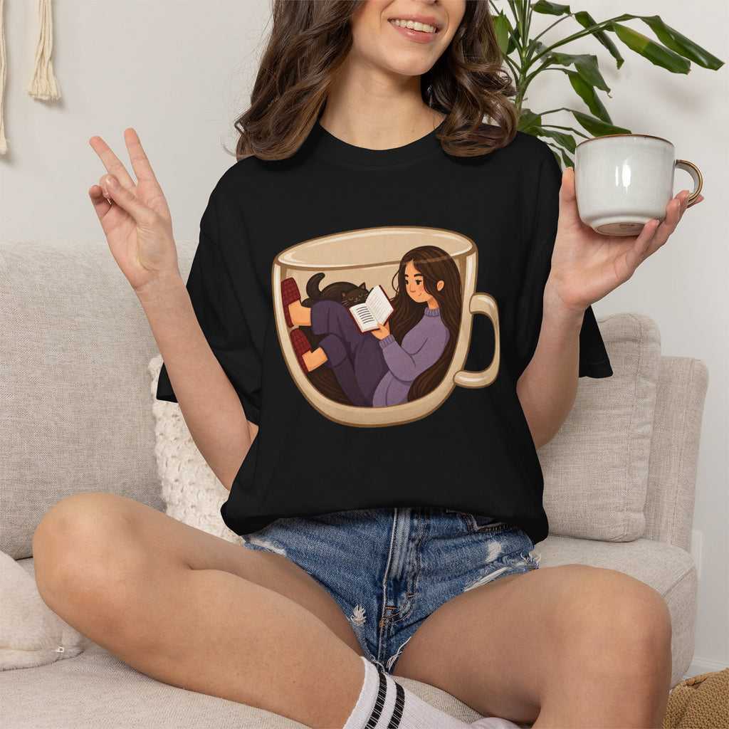 A Cup Of Books T-Shirt