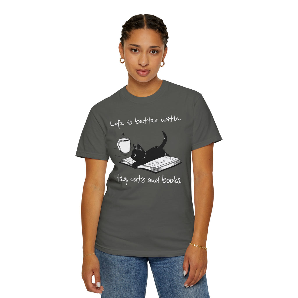 Tea Cats & Books T-Shirt