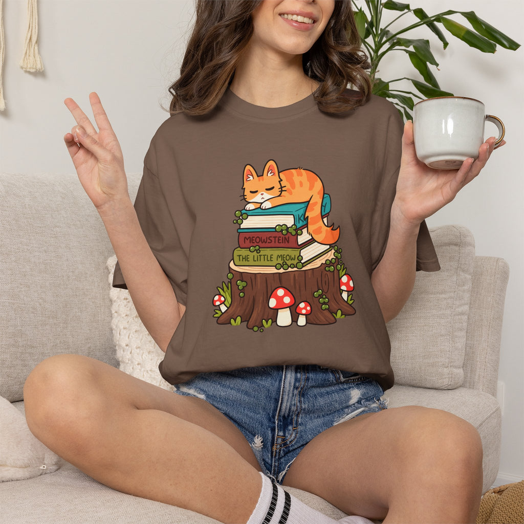 Bookish Cat T-Shirt