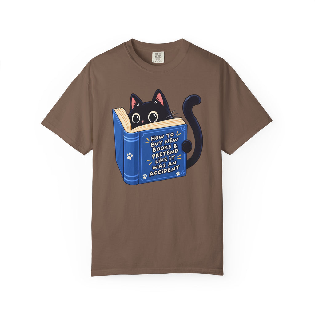 Bookstore Addict Cat T-Shirt