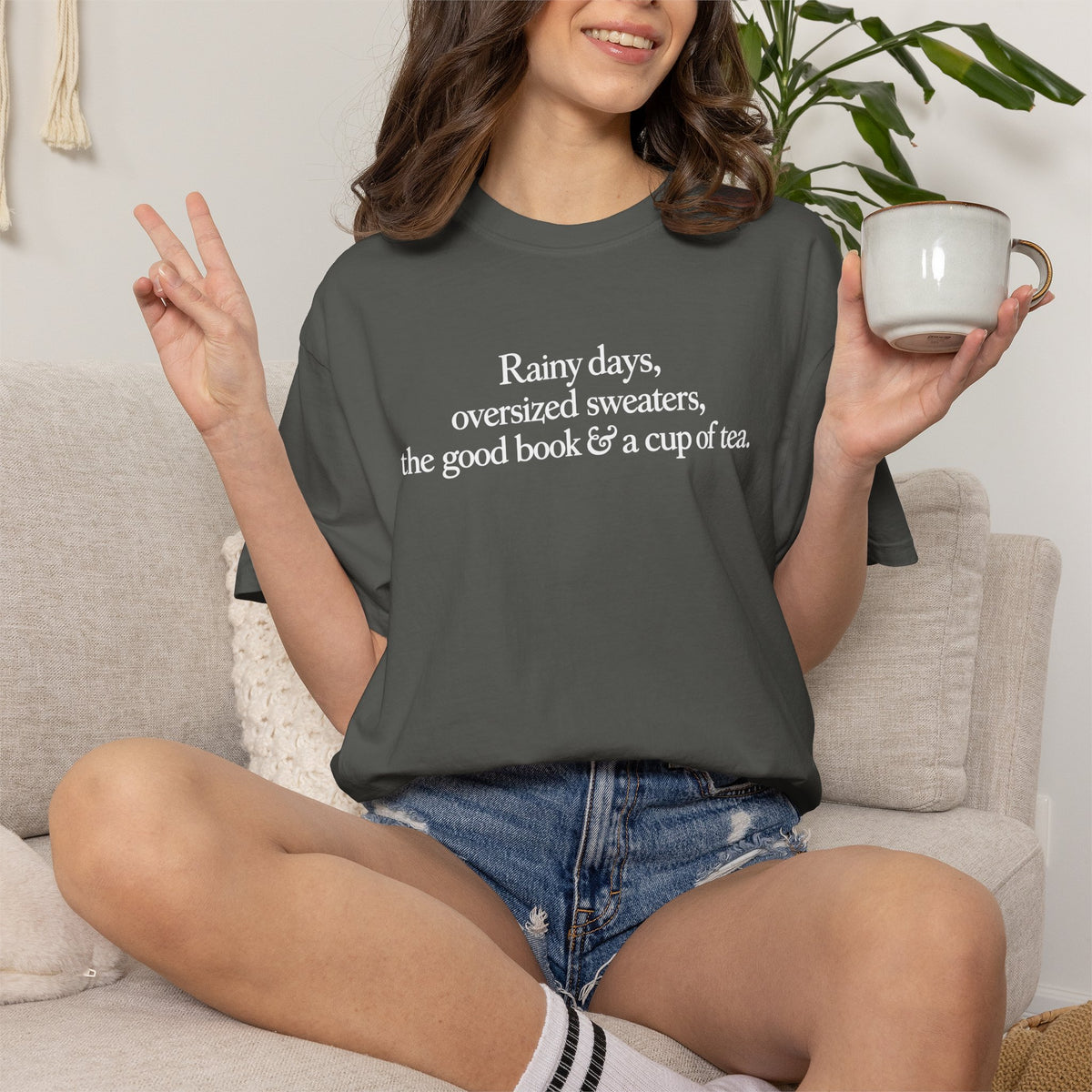 Rainy Day Reader T-Shirt