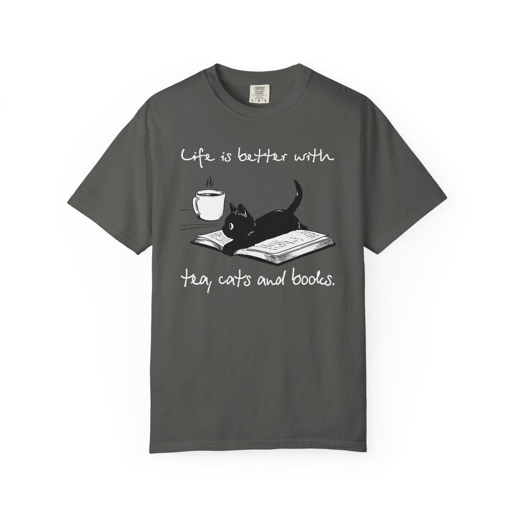 Tea Cats & Books T-Shirt