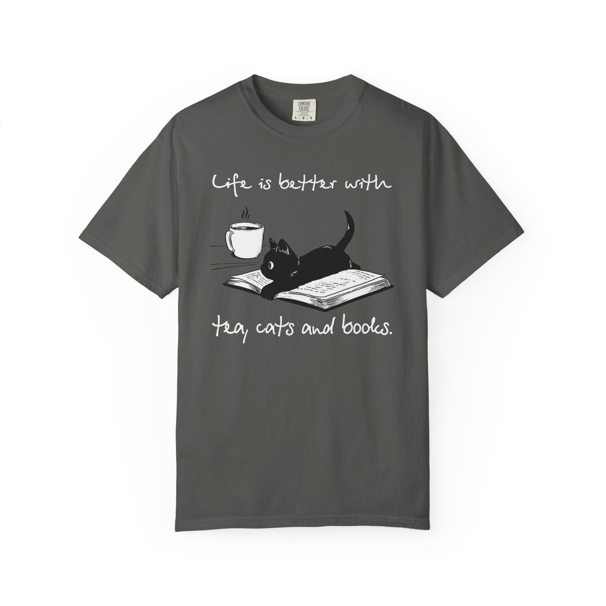 Tea Cats & Books T-Shirt